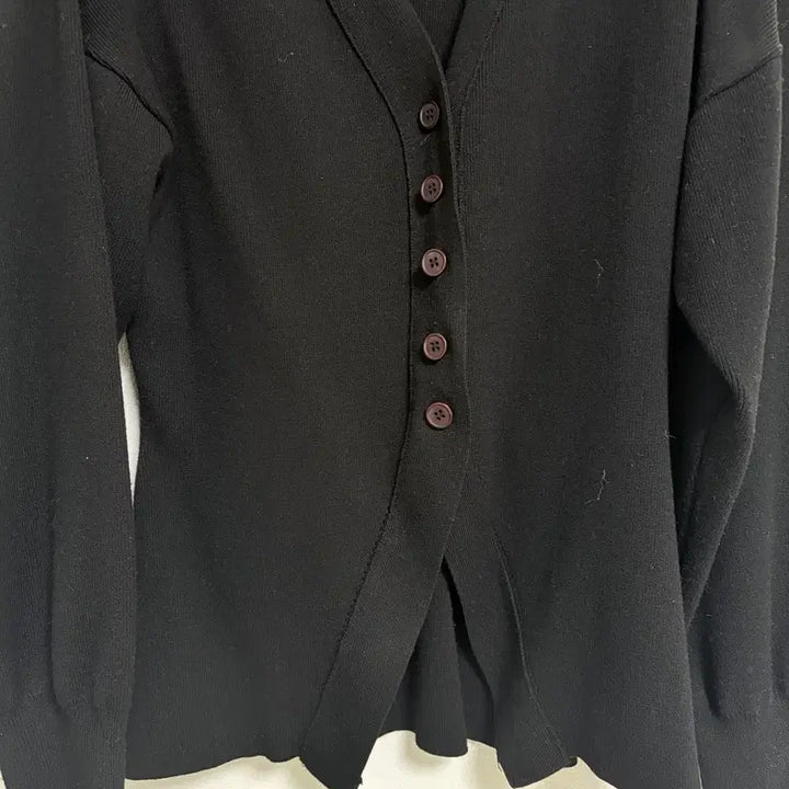 [SOLD OUT] 블랙 브이넥 슬림핏 가디건 자켓