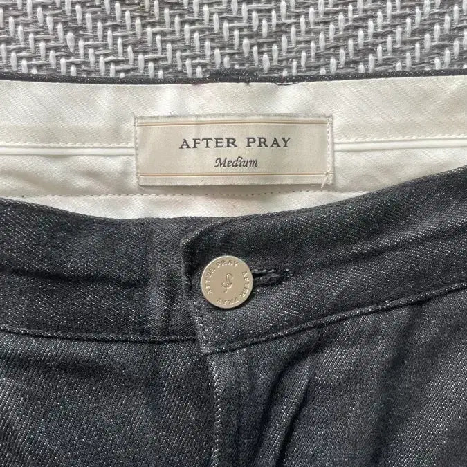 [BUNJANG] Afterpray Black Denim Pants / 애프터프레이 블랙 데님