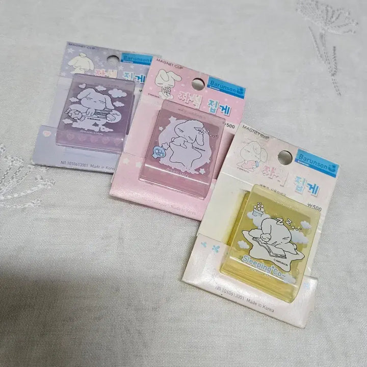 [SOLD OUT] 슬리핑코 자석 집게 바른손 클립 빈티지 고전문구 레트로 소품 마그넷