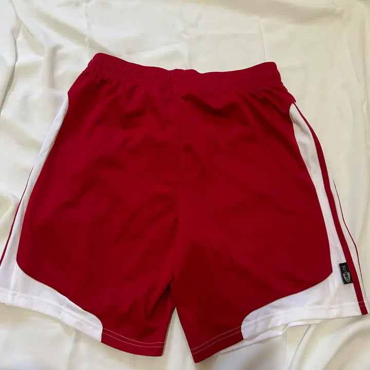 [BUNJANG] Adidas Red Three-Stripe Shorts XL / 아디다스 빨간색 3선 반바지 XL .(73)