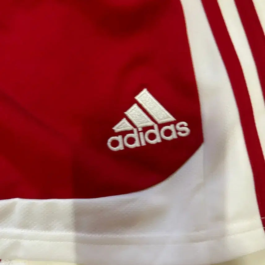 [BUNJANG] Adidas Red Three-Stripe Shorts XL / 아디다스 빨간색 3선 반바지 XL .(73)