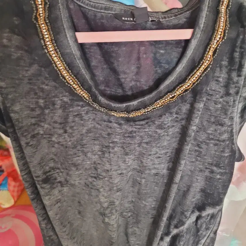 [BUNJANG] ROCK2 Vintage Black T-Shirt / ROCK2 블랙반팔 티셔츠