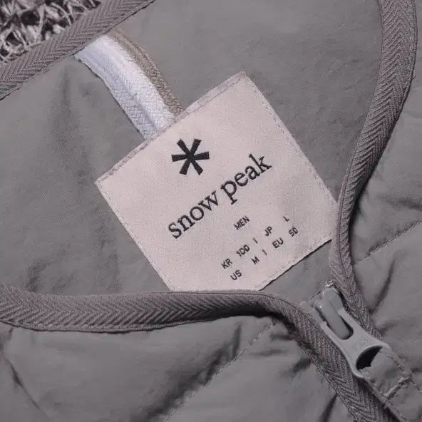 [SOLD OUT] 스노우피크(SNOWPEAK)남성 캠핑 아웃도어 조끼 100