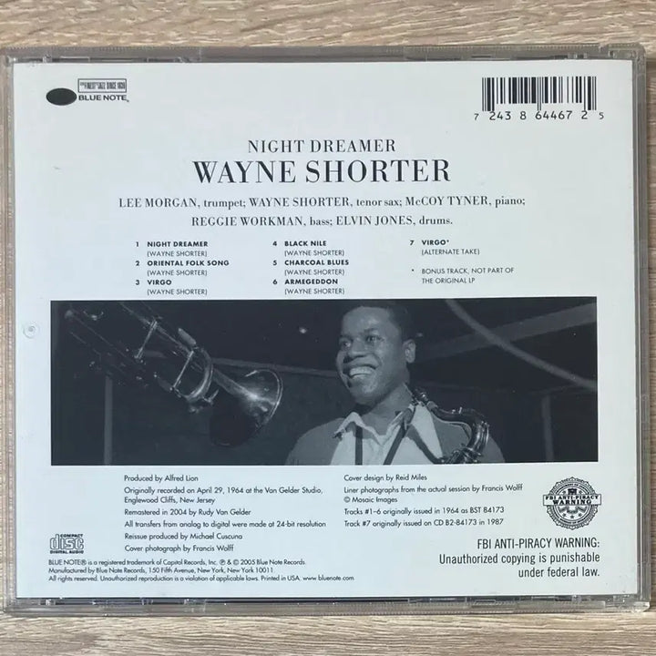[BUNJANG] Wayne Shorter Night Dreamer CD / Wayne Shorter - Night Dreamer CD 판매