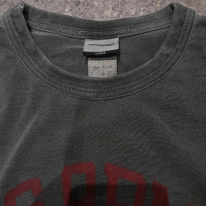[BUNJANG] Outstanding Pigment Dyed Air Force Short Sleeve T-shirt (L) / 아웃스탠딩 피그먼트다잉 에어포스 반팔 (L)