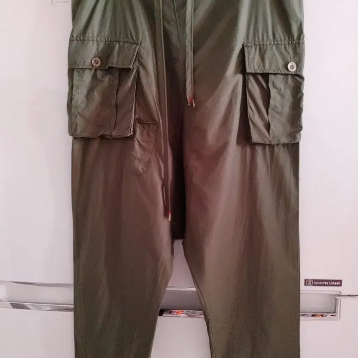 [SOLD OUT] 카키색 카고 배기  바지
