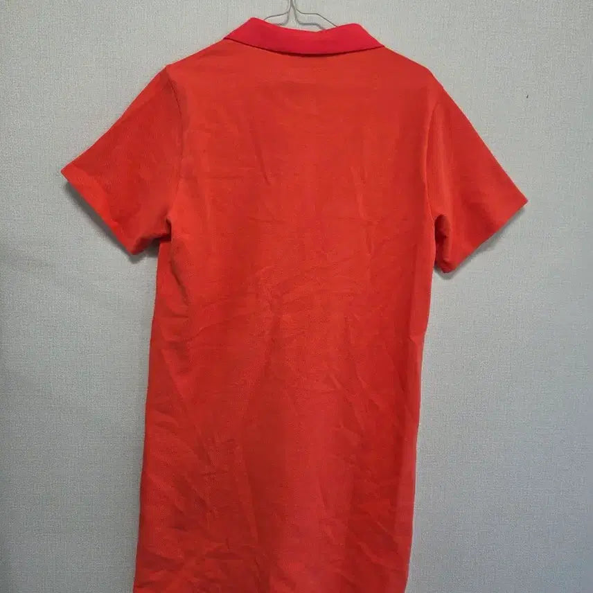[BUNJANG] NERDY Orange Polo Dress / 널디 NERDY 오렌지색 반팔 폴로 원피스