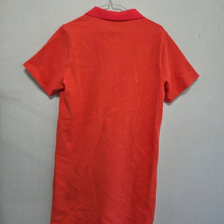 [BUNJANG] NERDY Orange Polo Dress / 널디 NERDY 오렌지색 반팔 폴로 원피스