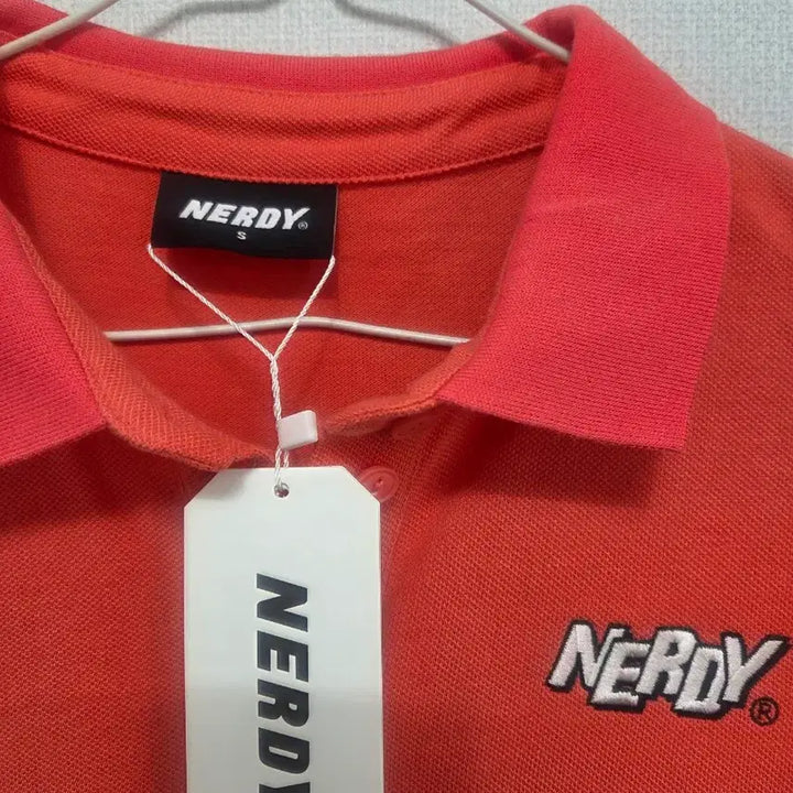 [BUNJANG] NERDY Orange Polo Dress / 널디 NERDY 오렌지색 반팔 폴로 원피스