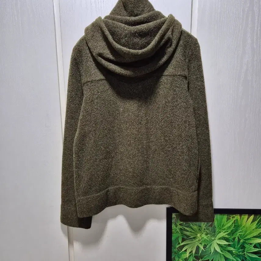 [BUNJANG] iCB Khaki Hooded Zip-Up Jacket / (세일) iCB. 카키색 후드 집업 자켓