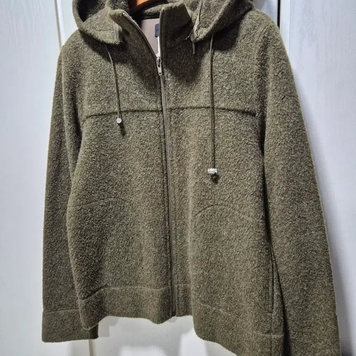[BUNJANG] iCB Khaki Hooded Zip-Up Jacket / (세일) iCB. 카키색 후드 집업 자켓