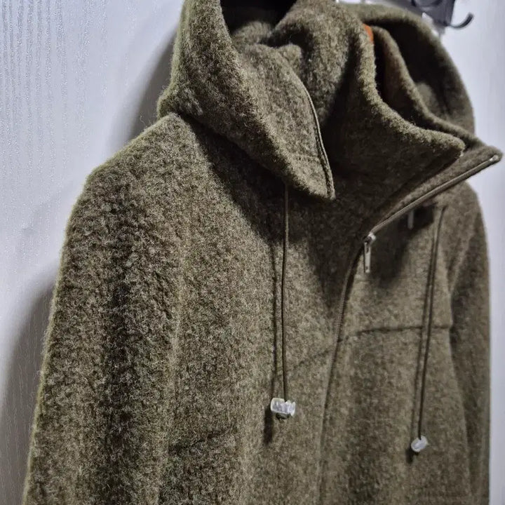 [BUNJANG] iCB Khaki Hooded Zip-Up Jacket / (세일) iCB. 카키색 후드 집업 자켓