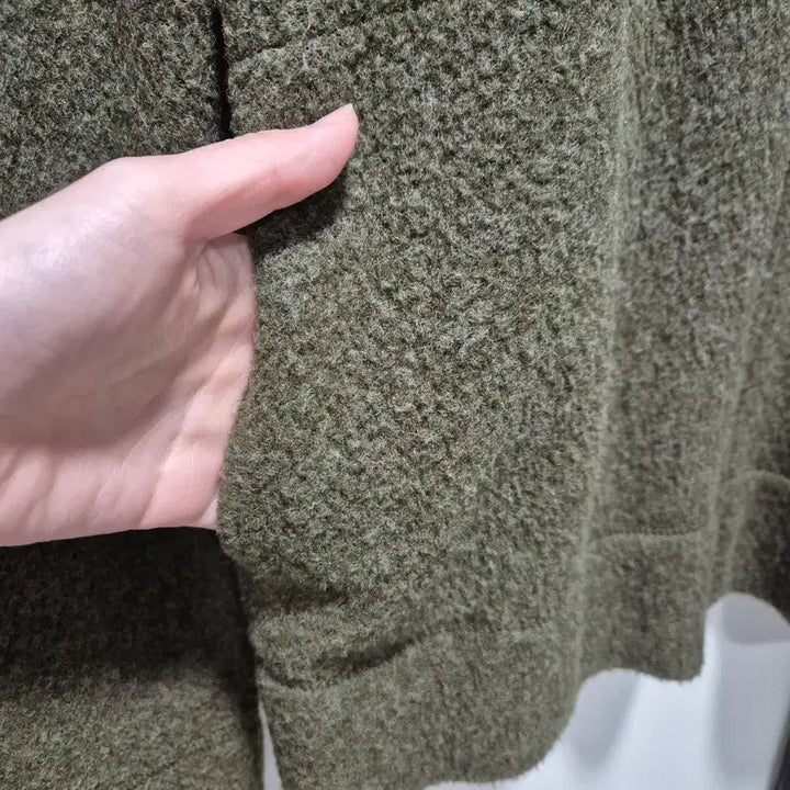 [BUNJANG] iCB Khaki Hooded Zip-Up Jacket / (세일) iCB. 카키색 후드 집업 자켓