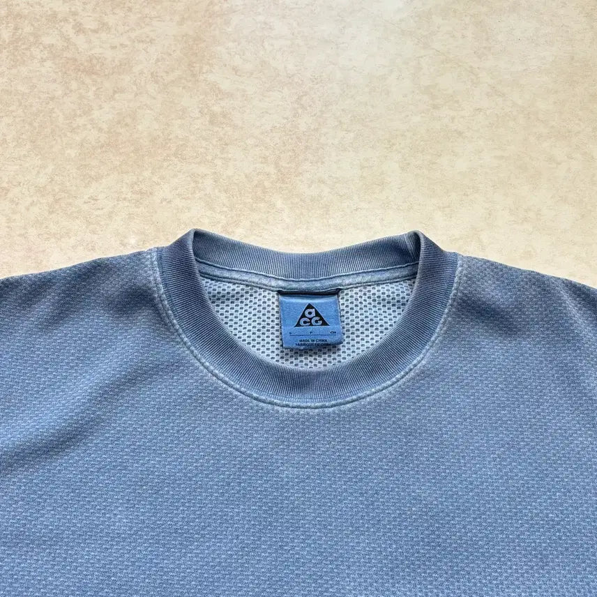 [BUNJANG] Nike ACG Watchman Peak Short Sleeve T-shirt Blue Void / 나이키 ACG 워치맨 피크 반팔 티셔츠 블루 보이드 S~M사이즈