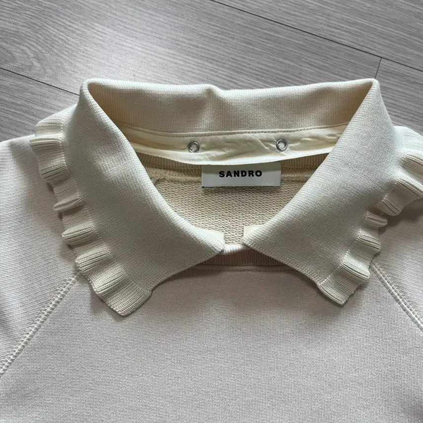 [SOLD OUT] 산드로 여성 아이보리 맨투맨