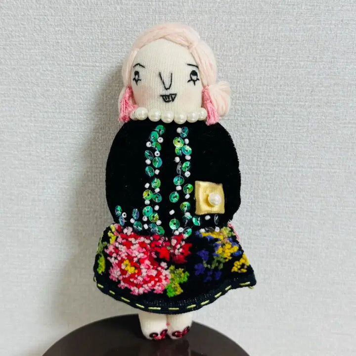 [SOLD OUT] 핸드메이드 인형 키링 브로치