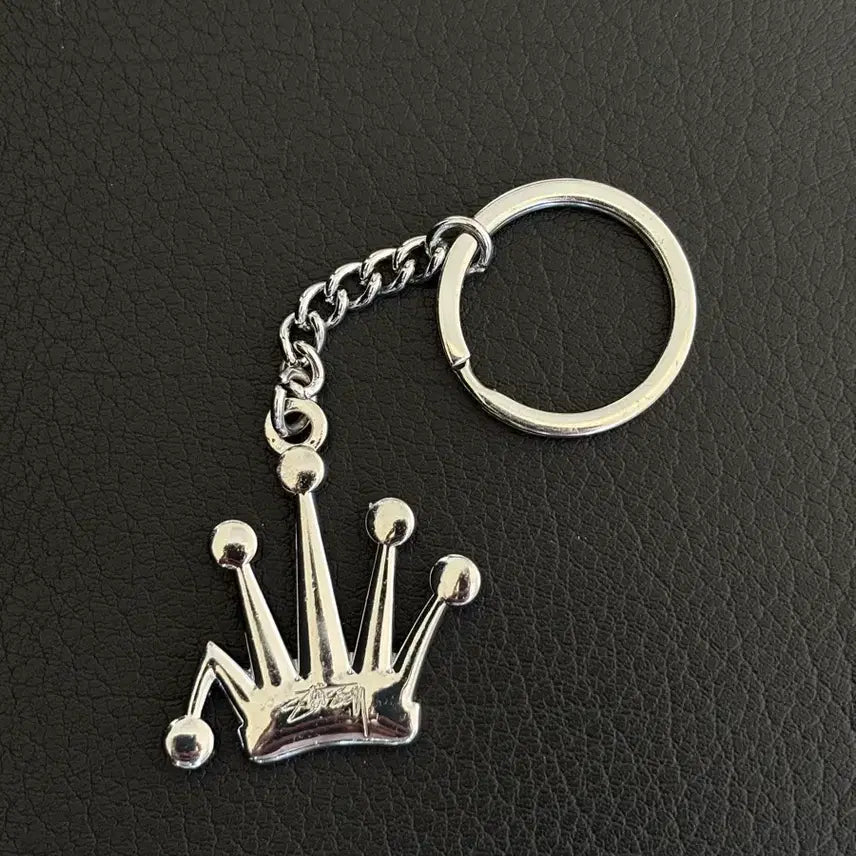 [BUNJANG] Stussy Vent Crown Keychain Metal Keyring / 스투시 벤트 크라운 키체인 롤렉스 오마주[8볼,다이스 메탈 키링]