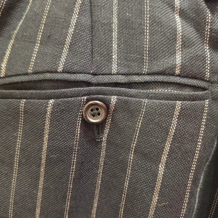 [BUNJANG] Lauren Ralph Lauren Striped Linen Blend Slacks (Size 32) / 7/38 로렌랄프로렌 스트라이프 린넨 혼방 슬랙스 32사이즈