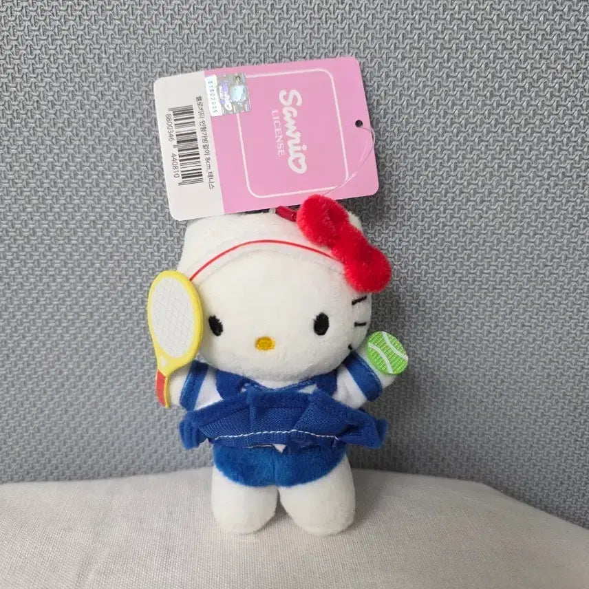 [BUNJANG] Sanrio Hello Kitty Tennis Doll Keychain 8cm / 정품,새상품)산리오 헬로키티 테니스 인형 키링 8cm