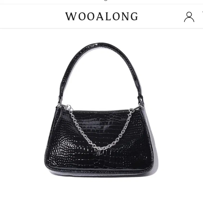 [BUNJANG] W.A.U Chain Mini Handbag Black / 우알롱 체인 미니 핸드백 블랙 (새상품)