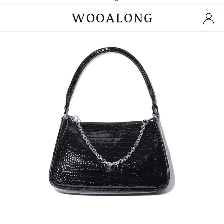[BUNJANG] W.A.U Chain Mini Handbag Black / 우알롱 체인 미니 핸드백 블랙 (새상품)