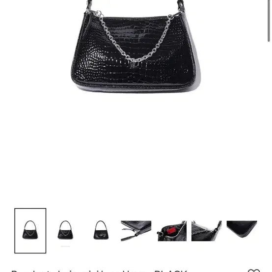[BUNJANG] W.A.U Chain Mini Handbag Black / 우알롱 체인 미니 핸드백 블랙 (새상품)