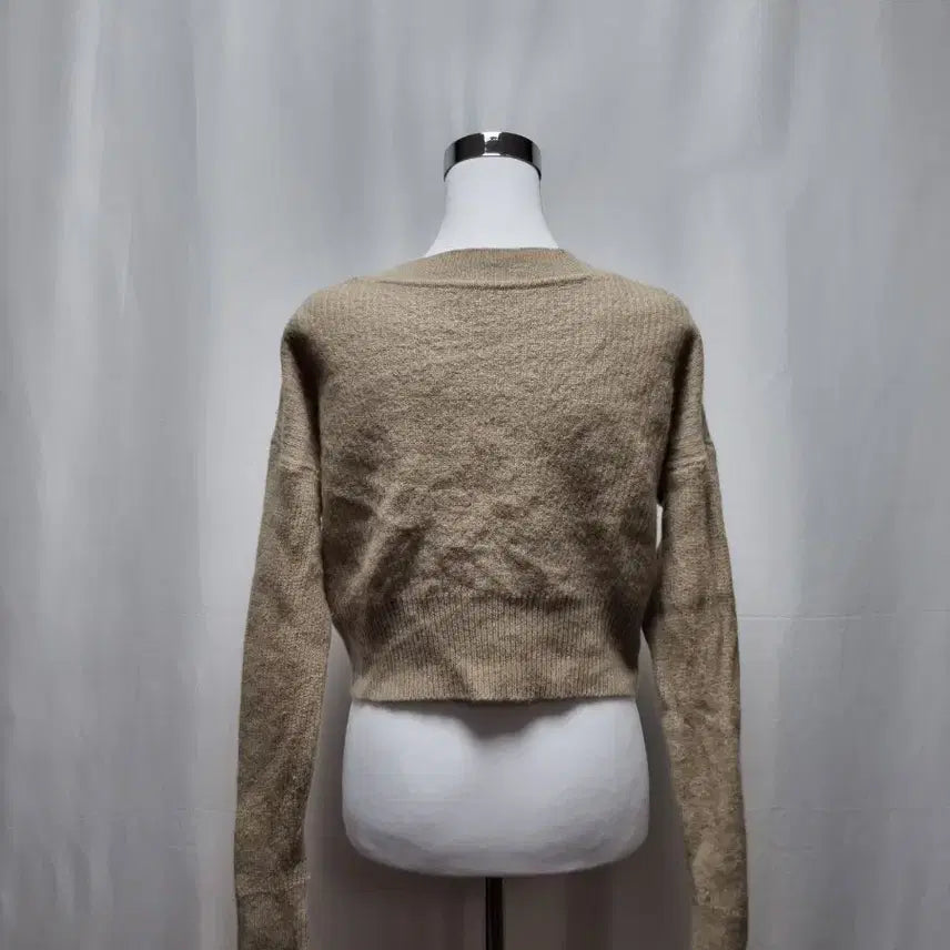 [BUNJANG] Tommy Hilfiger V-Neck Crop Knit Sweater / 타미힐피거 V넥 크롭 니트