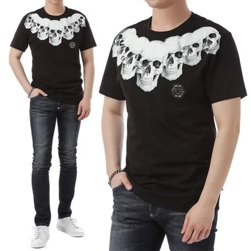 [SOLD OUT] 필립플레인 해골 반팔 티셔츠