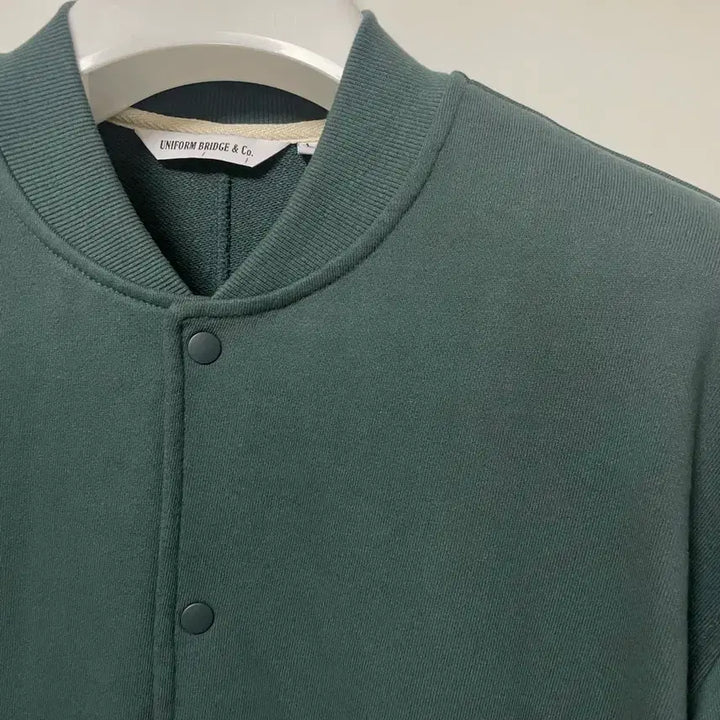 [BUNJANG] Uniform Bridge Cotton Sweat Jacket / Green / [유니폼브릿지 스웨트 코튼 자켓 / 그린]