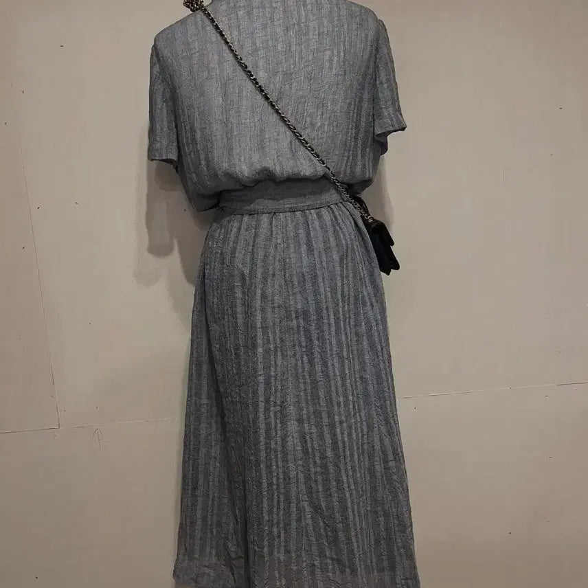 [BUNJANG] Cool Gray Shirt Dress / 그레이 COOL 원피스