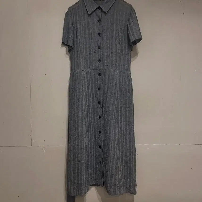 [BUNJANG] Cool Gray Shirt Dress / 그레이 COOL 원피스