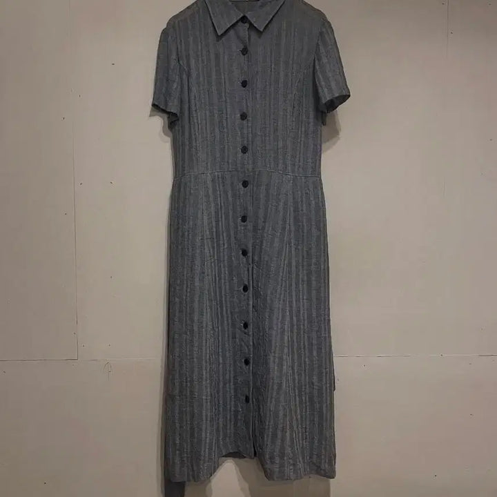 [BUNJANG] Cool Gray Shirt Dress / 그레이 COOL 원피스