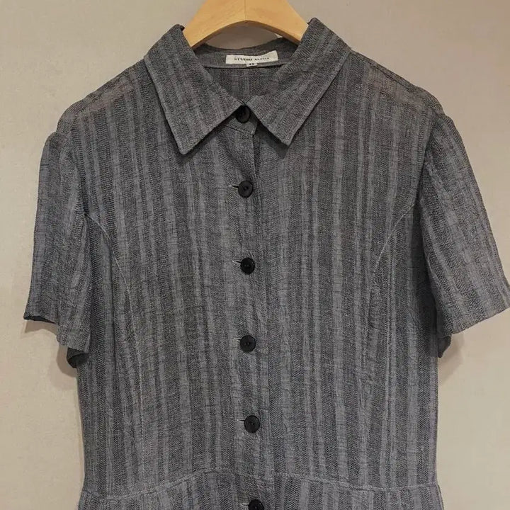 [BUNJANG] Cool Gray Shirt Dress / 그레이 COOL 원피스