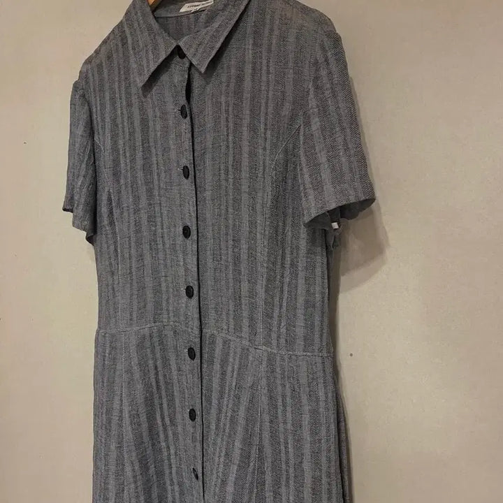 [BUNJANG] Cool Gray Shirt Dress / 그레이 COOL 원피스
