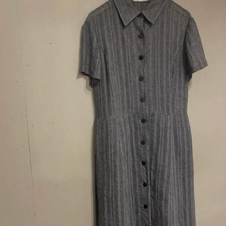 [BUNJANG] Cool Gray Shirt Dress / 그레이 COOL 원피스