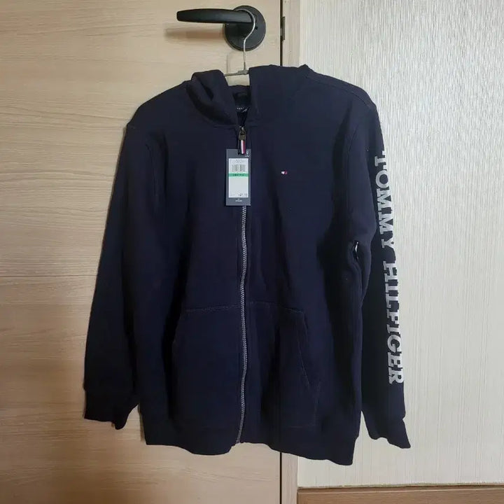 [BUNJANG] Tommy Hilfiger Navy Hoodie Jacket / (새상품) 타미힐피거 네이비 여성 55/M 사이즈 후드집업