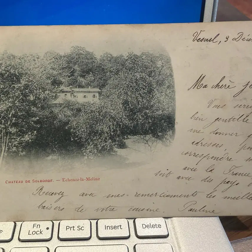 [BUNJANG] 1909 French Missionary Support Postcard / 1909년 - 한국 선교 후원 프랑스 신앙 - 네트워크의 결정적 증거