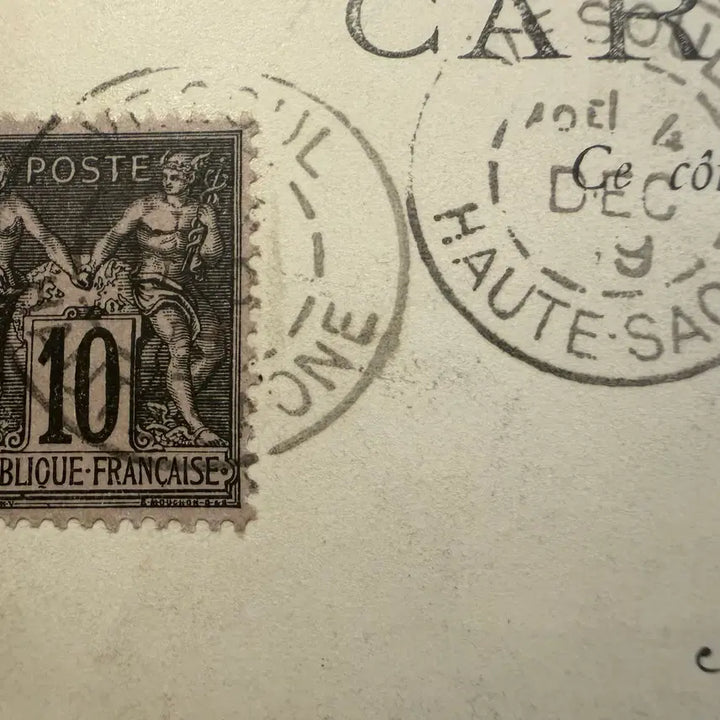 [BUNJANG] 1909 French Missionary Support Postcard / 1909년 - 한국 선교 후원 프랑스 신앙 - 네트워크의 결정적 증거