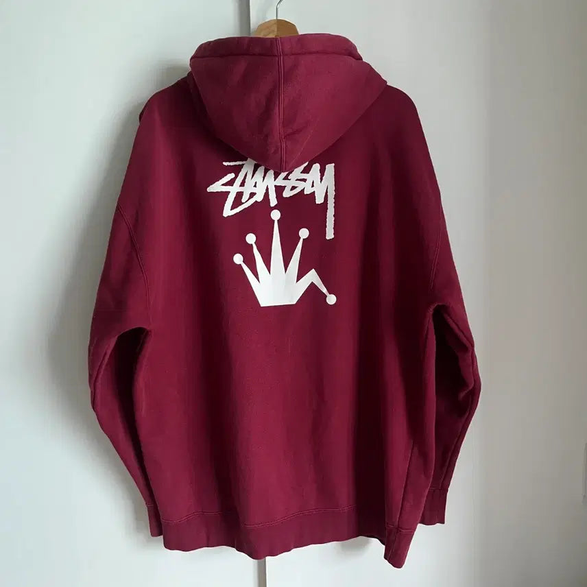 [BUNJANG] Stussy Regal Crown Hoodie Zip-Up / STUSSY Regal Crown Hoodie zip-up