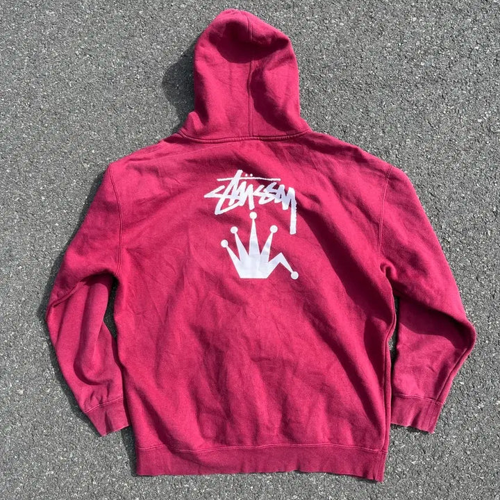 [BUNJANG] Stussy Regal Crown Hoodie Zip-Up / STUSSY Regal Crown Hoodie zip-up