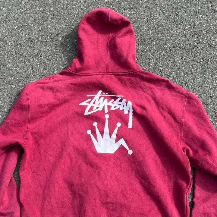 [BUNJANG] Stussy Regal Crown Hoodie Zip-Up / STUSSY Regal Crown Hoodie zip-up