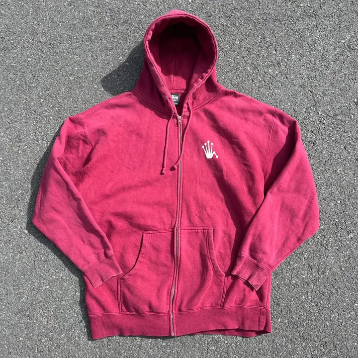 [BUNJANG] Stussy Regal Crown Hoodie Zip-Up / STUSSY Regal Crown Hoodie zip-up