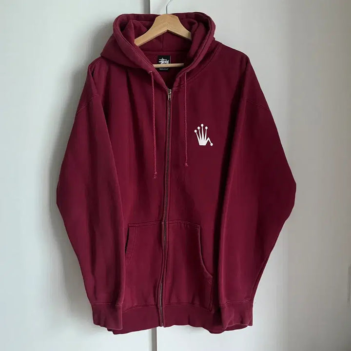 [BUNJANG] Stussy Regal Crown Hoodie Zip-Up / STUSSY Regal Crown Hoodie zip-up
