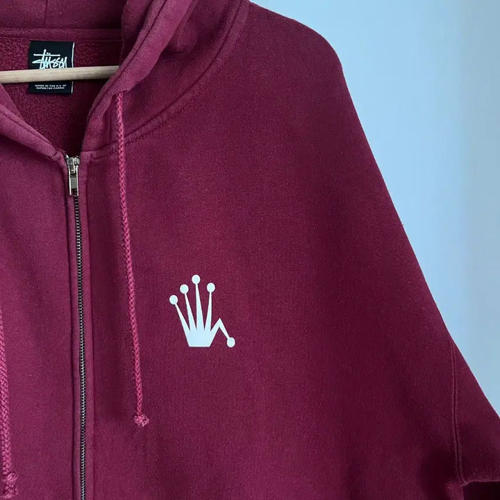[BUNJANG] Stussy Regal Crown Hoodie Zip-Up / STUSSY Regal Crown Hoodie zip-up