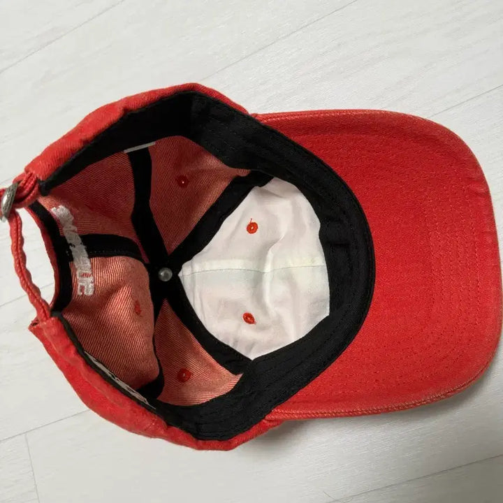 [BUNJANG] Supreme Kevlar Denim S Logo 6-Panel Cap Red / 슈프림 케블라 데님 S 로고 6-패널 캡 레드