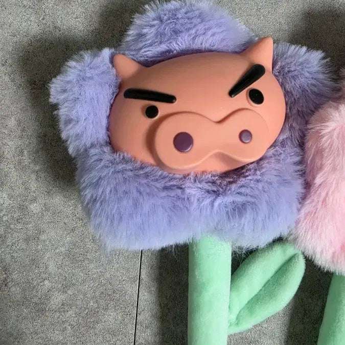 [BUNJANG] Mung Gu Shin Chan Figure / 맹구 부리부리 흰둥이 꽃 인형피규어 새상품 판매합니다.