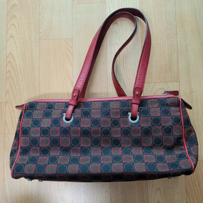 [BUNJANG] Ferragamo Jacquard Shoulder/Tote Bag / 페라가모 자가드 숄더/토트백