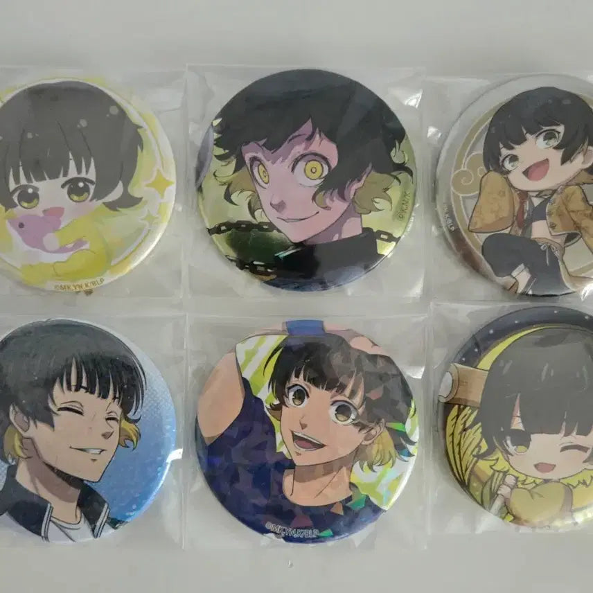 [BUNJANG] Blue Lock Bachira Meguru Bundle Set Can Badge / 블루록 바치라 캔뱃지 6개 일괄 판매