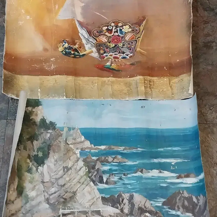 [BUNJANG] Vintage Landscape and Still Life Painting Set / 풍경화/정물화 그림 4점 세트