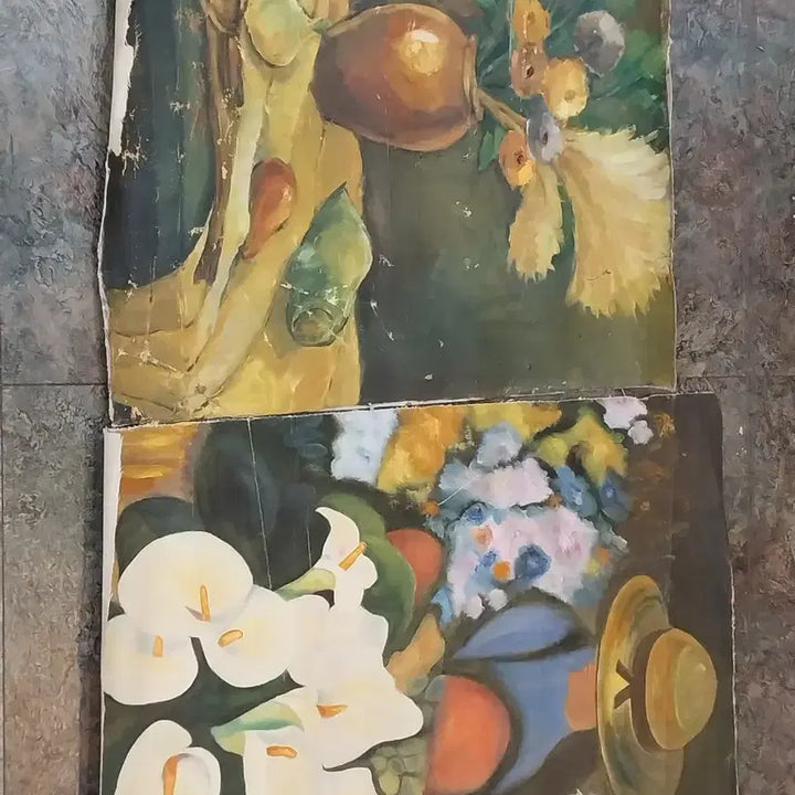 [BUNJANG] Vintage Landscape and Still Life Painting Set / 풍경화/정물화 그림 4점 세트